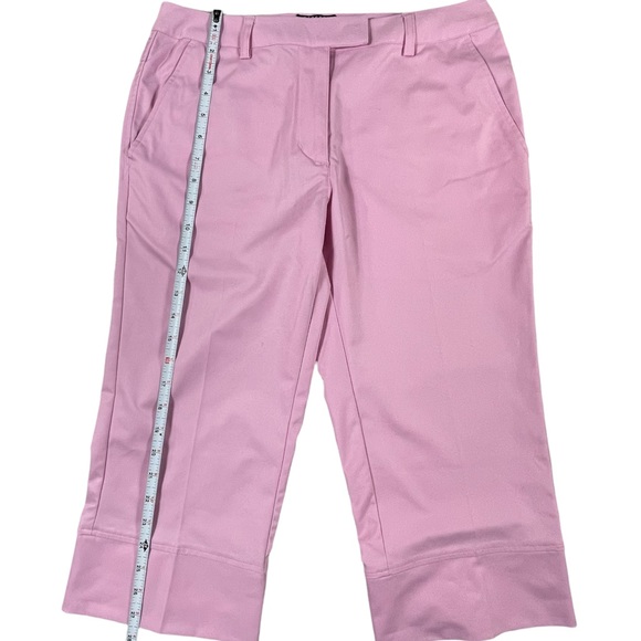 Adidas size 28 stretch light pink capri pants, almost dressy type pants like new - Picture 14 of 16